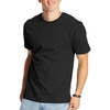 Hanes Men’s Beefy-T T-Shirt, Heavyweight Cotton T-Shirts for Men, 1 or 2 Pack, Men’s Tees (Tall(Black)