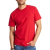 Hanes Men’s Beefy-T T-Shirt, Heavyweight Cotton T-Shirts for Men, 1 or 2 Pack, Men’s Tees (Tall(Deep Red)