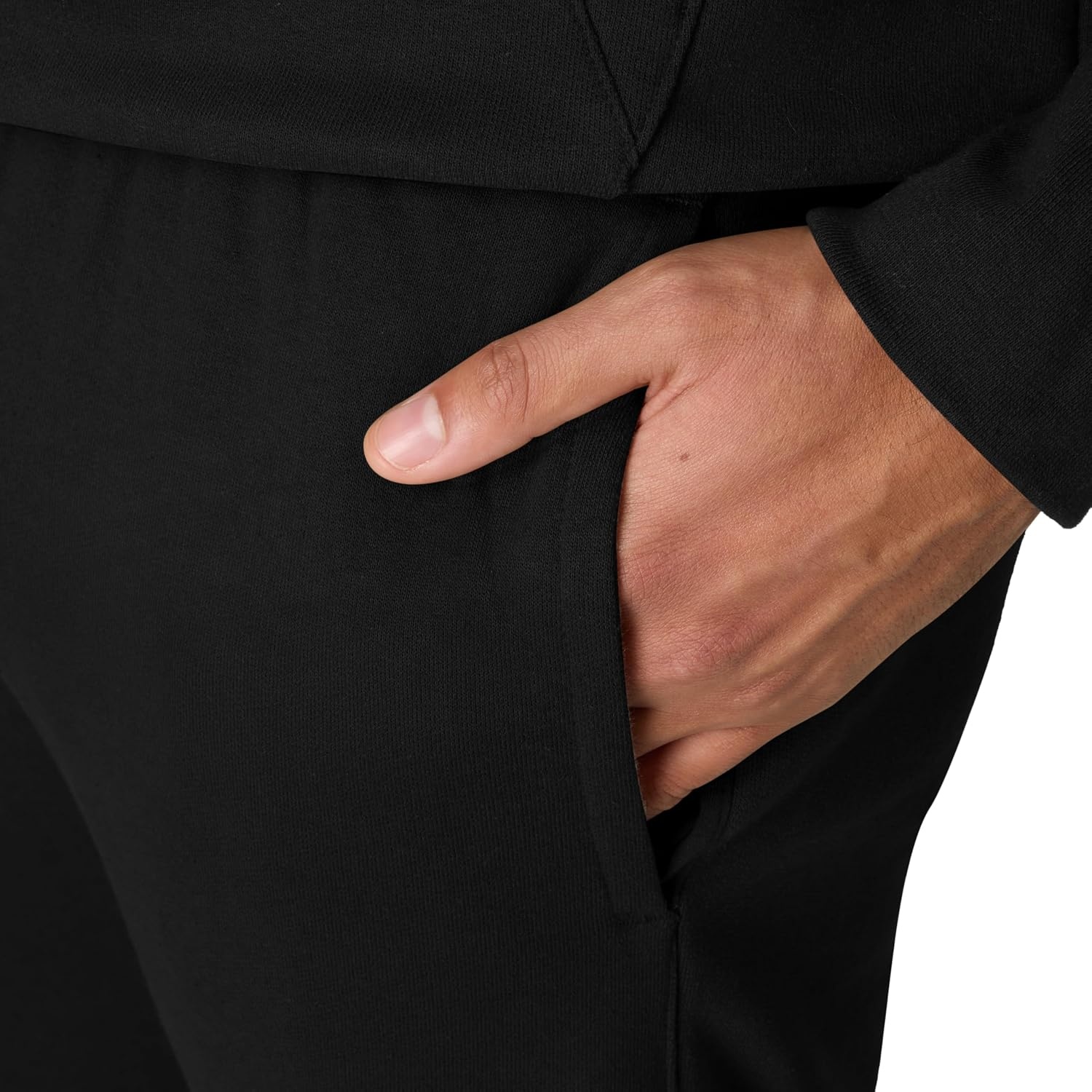 image:imageHanes Originals Mens Jogger Sweatpants Heavyweight Fleece Joggers with Pockets 30 InseamBlack