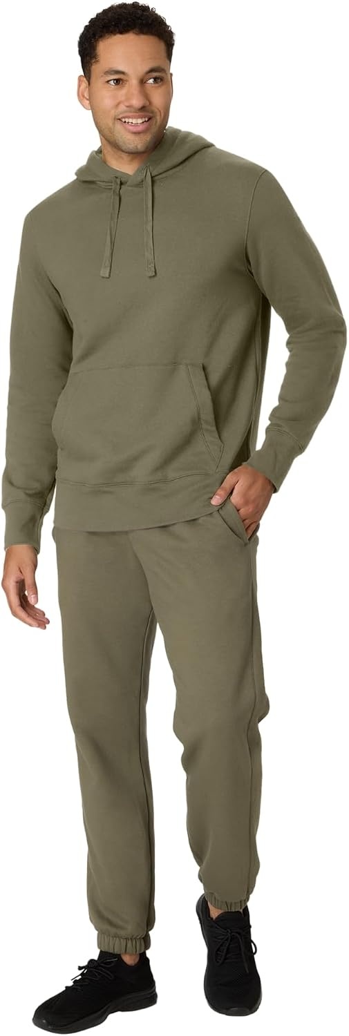 image:imageHanes Originals Mens Jogger Sweatpants Heavyweight Fleece Joggers with Pockets 30 InseamFatigue Green