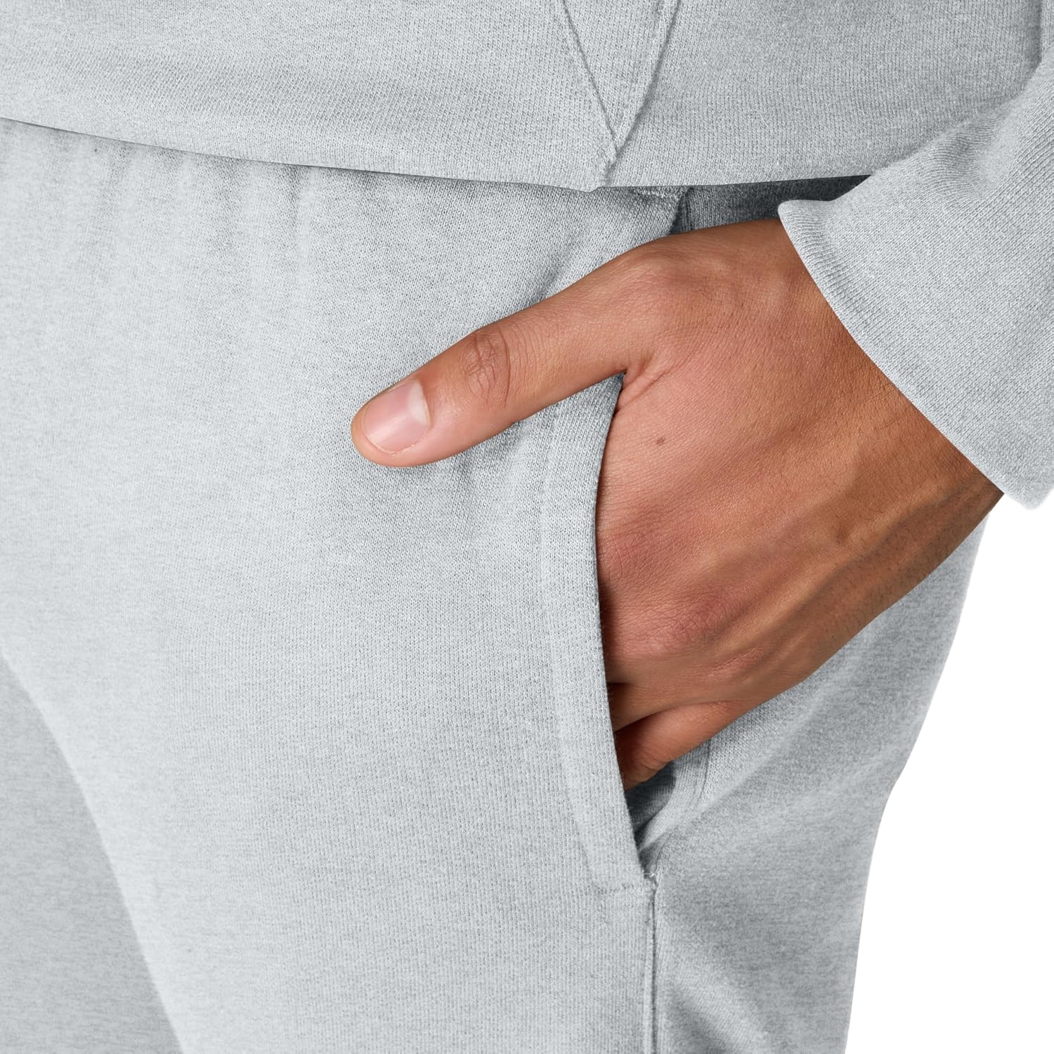 image:imageHanes Originals Mens Jogger Sweatpants Heavyweight Fleece Joggers with Pockets 30 InseamLight Steel