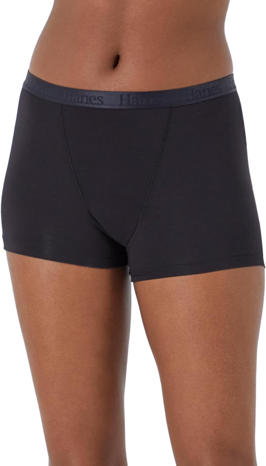 image:imageHanes Womens Originals SuperSoft Boxer Briefs 5Pack Viscose from Bamboo UnderwearBlackBlackSilver OpalSilver OpalWhite