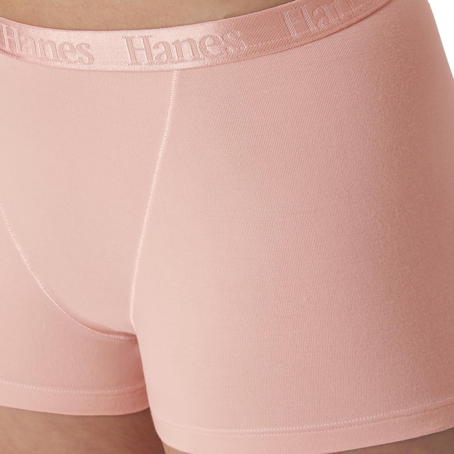image:imageHanes Womens Originals SuperSoft Boxer Briefs 5Pack Viscose from Bamboo UnderwearWhiteTanTanCotton CandyCotton Candy