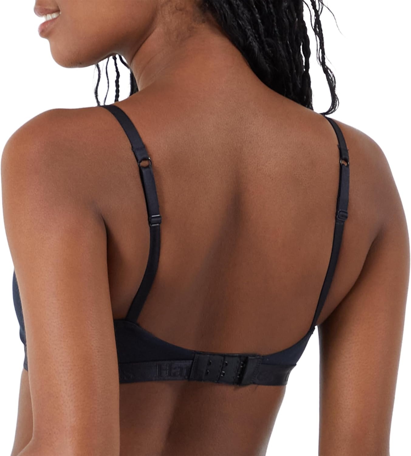 image:imageHanes Womens Originals Supersoft String Bralette Pullover Bra Scoop NecklineBlack
