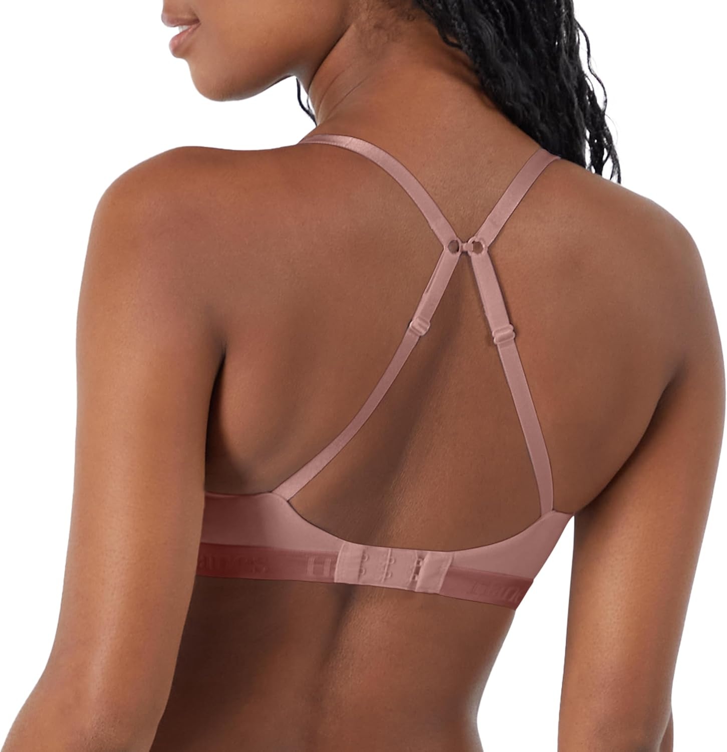 image:imageHanes Womens Originals Supersoft String Bralette Pullover Bra Scoop NecklineEarthen Tan