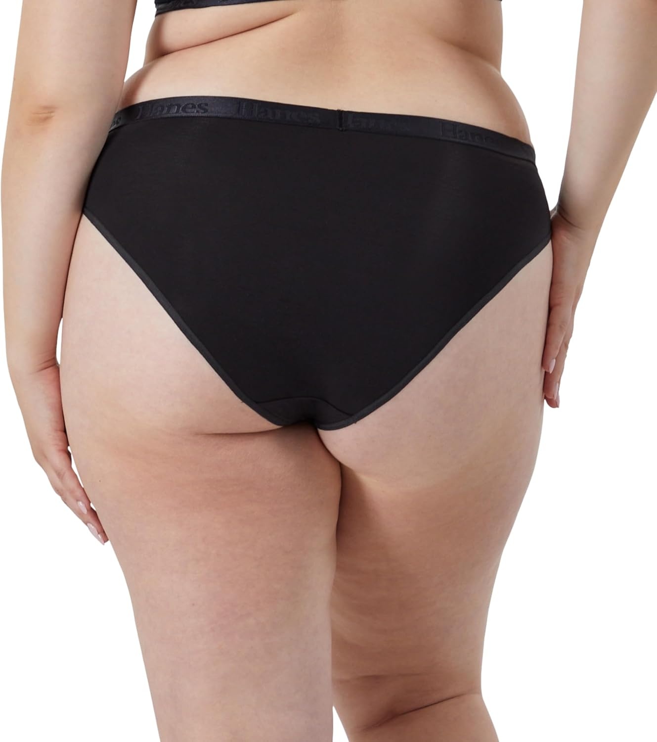 image:imageHanes Womens Originals Ultra Supersoft Bikini Underwear 5Pack Viscose From Bamboo BikiniBlackSilver OpalWhite