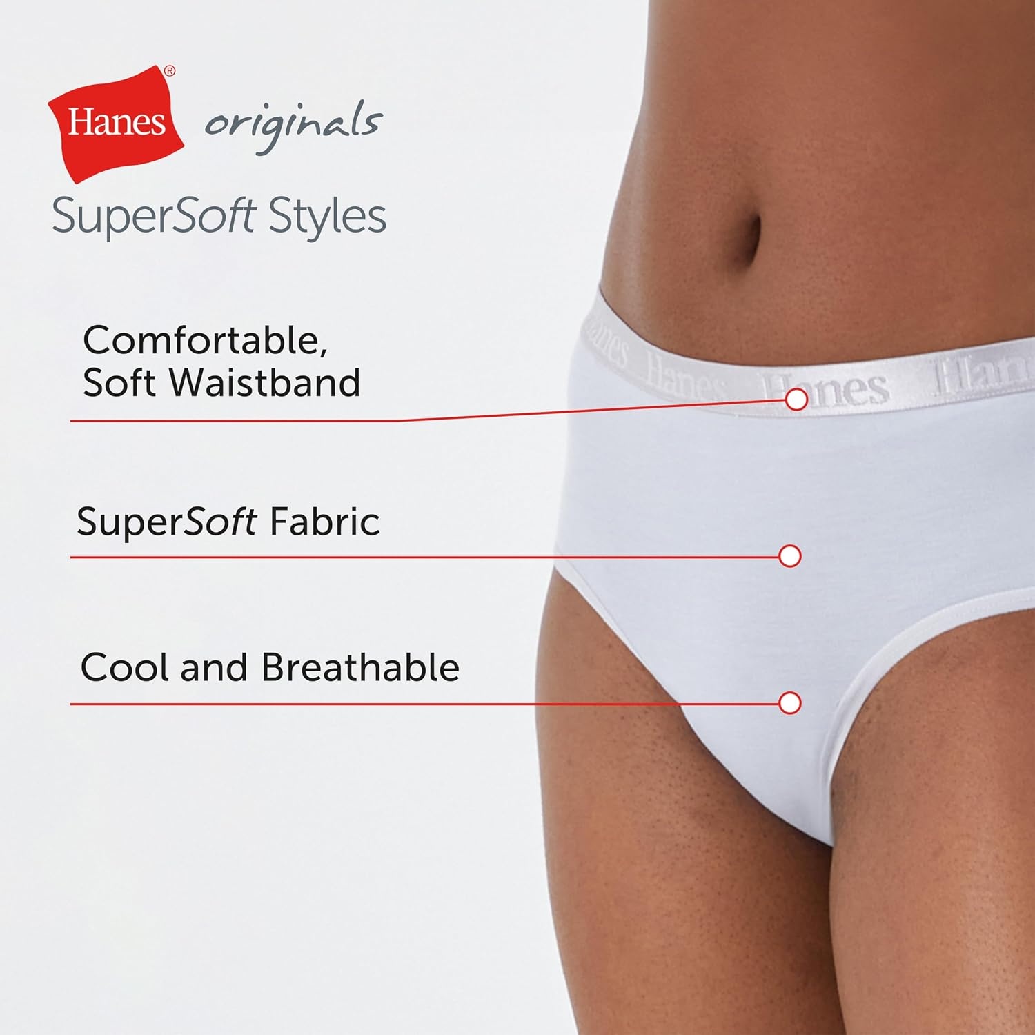 image:imageHanes Womens Originals Underwear SuperSoft Hipster Panties Viscose from Bamboo Underwear for WomenEarthen TanEarthen TanWhiteWhiteBlack