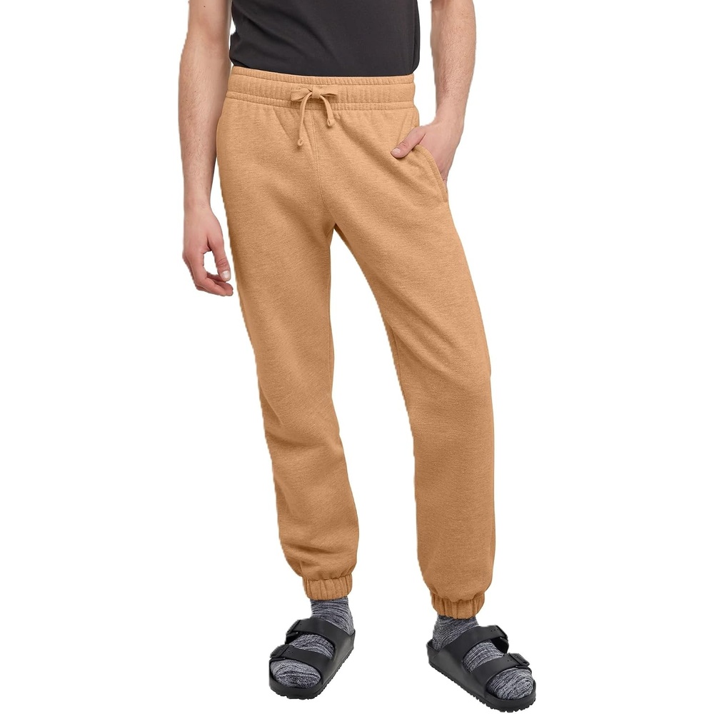 image:imageHanes Originals Mens Jogger Sweatpants Heavyweight Fleece Joggers with Pockets 30 InseamAcorn Brown Pe Heather
