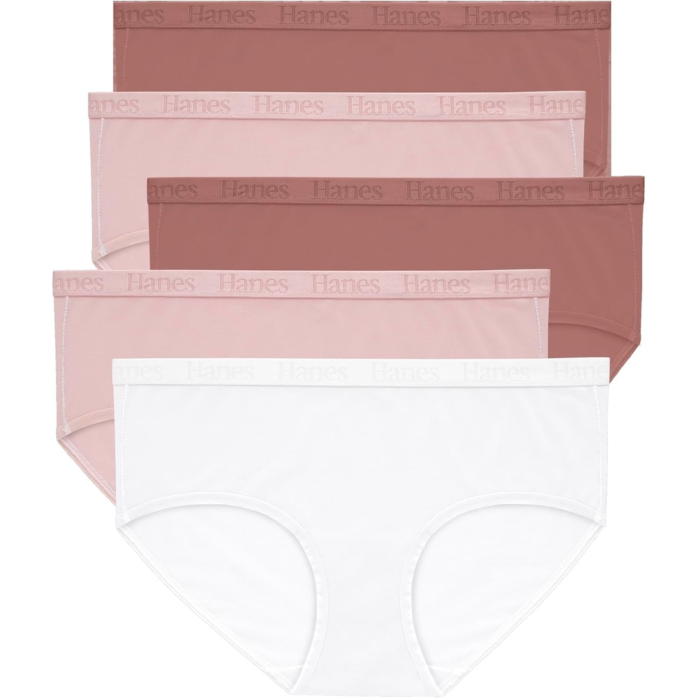 image:imageHanes Womens Originals Underwear SuperSoft Hipster Panties Viscose from Bamboo Underwear for WomenWhiteTanTanCotton CandyCotton Candy