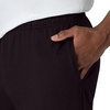 Hanes Men’s Lightweight Cotton Jersey Cuffed Jogger Sweatpants with Drawstring and Pockets – 30.5″(Black)
