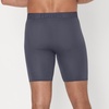 Hanes Men’s Originals Supersoft Boxer Brief Underwear, Total Support Pouch Boxer Briefs for Men, Long Leg & Regular, 3-pack(Black  Grey)