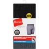 Hanes Men’s Originals Supersoft Boxer Brief Underwear, Total Support Pouch Boxer Briefs for Men, Long Leg & Regular, 3-pack(Black  Grey)
