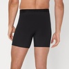 Hanes Men’s Originals Supersoft Boxer Brief Underwear, Total Support Pouch Boxer Briefs for Men, Long Leg & Regular, 3-pack(Black)