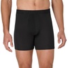 Hanes Men’s Originals Supersoft Boxer Brief Underwear, Total Support Pouch Boxer Briefs for Men, Long Leg & Regular, 3-pack(Black)