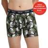 Hanes Originals Men’s Boxer Briefs & Trunks, Stretch Cotton Moisture-Wicking Underwear, Modern Fit Low Rise, Multipacks(Regular Leg – Maroon/Cargo Olive – 3 Pack)