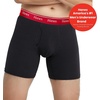 Hanes Originals Men’s Boxer Briefs & Trunks, Stretch Cotton Moisture-Wicking Underwear, Modern Fit Low Rise, Multipacks(Regular Leg – White  Black  Concrete Heather – 3 Pack)