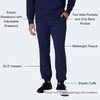 Hanes Originals Men’s Jogger Sweatpants, Heavyweight Fleece Joggers with Pockets, 30″ Inseam(Athletic Navy)