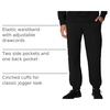 Hanes Originals Men’s Jogger Sweatpants, Heavyweight Fleece Joggers with Pockets, 30″ Inseam(Black)