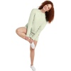 Hanes Originals Women’s Fleece Sweatshirt, Midweight Sweatshirt for Women, Placed Flowers(Chic Lime)