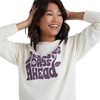 Hanes Originals Women’s Fleece Sweatshirt, Midweight Sweatshirt for Women, Placed Flowers(Parchment – Farm Fresh Trees)