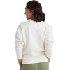 Hanes Originals Women’s Fleece Sweatshirt, Midweight Sweatshirt for Women, Placed Flowers(Parchment – Farm Fresh Trees)