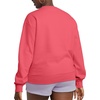 Hanes Originals Women’s Fleece Sweatshirt, Midweight Sweatshirt for Women, Placed Flowers(Pinky Peach)