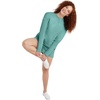 Hanes Originals Women’s Fleece Sweatshirt, Midweight Sweatshirt for Women, Placed Flowers(Spanish Moss)