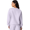 Hanes Originals Women’s Fleece Sweatshirt, Midweight Sweatshirt for Women, Placed Flowers(Urban Lilac)
