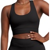 Hanes Womens Hanes Originals Women’s Longline Sports Bra(Black)