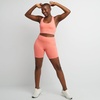 Hanes Womens Hanes Originals Women’s Longline Sports Bra(Concentrated Coral)