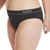 Hanes Women’s Originals Seamless Stretch Rib Bikini Panties Pack, Assorted Colors, 6-pack(4 Black/2 Deep Glow)