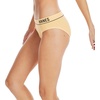 Hanes Women’s Originals Seamless Stretch Rib Bikini Panties Pack, Assorted Colors, 6-pack(Goldie/White/Gumball Pink)