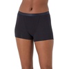 Hanes Women’s Originals SuperSoft Boxer Briefs, 5-Pack, Viscose from Bamboo Underwear(Black/Black/Silver Opal/Silver Opal/White)