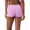 Hanes Women’s Originals SuperSoft Boxer Briefs, 5-Pack, Viscose from Bamboo Underwear(Black/Silver Opal/Strawberry Candy Pink)