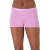 Hanes Women’s Originals SuperSoft Boxer Briefs, 5-Pack, Viscose from Bamboo Underwear(Black/Silver Opal/Strawberry Candy Pink)