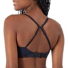 Hanes Women’s Originals Supersoft String Bralette, Pullover Bra, Scoop Neckline(Black)