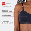Hanes Women’s Originals Supersoft String Bralette, Pullover Bra, Scoop Neckline(Cotton Candy Pink)