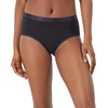 Hanes Women’s Originals Underwear, SuperSoft Hipster Panties, Viscose from Bamboo Underwear for Women(Black/Black/Silver Opal/Silver Opal/White)
