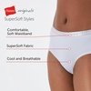 Hanes Women’s Originals Underwear, SuperSoft Hipster Panties, Viscose from Bamboo Underwear for Women(Black/Black/Silver Opal/Silver Opal/White)