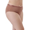 Hanes Women’s Originals Underwear, SuperSoft Hipster Panties, Viscose from Bamboo Underwear for Women(Earthen Tan/Earthen Tan/White/White/Black)