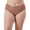 Hanes Women’s Originals Underwear, SuperSoft Hipster Panties, Viscose from Bamboo Underwear for Women(Earthen Tan/Earthen Tan/White/White/Black)