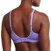 Hanes Women’s Seamless Wireless Bra, Originals Ribbed Contour Bras for Women, ComfortFlex Fit Bralettes, Full Coverage(Lively Lavender)