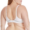 Hanes Women’s Seamless Wireless Bra, Originals Ribbed Contour Bras for Women, ComfortFlex Fit Bralettes, Full Coverage(White)