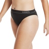 Hanes Women’s Underwear, Seamless Cheeky Panties, Rib Hi-Rise Underwear for Women, 6-Pack(4 Black/2 Deep Glow)