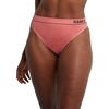 Hanes Women’s Underwear, Seamless Cheeky Panties, Rib Hi-Rise Underwear for Women, 6-Pack(White/Lively Lavender/Pink Begonia)