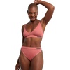 Hanes Women’s Underwear, Seamless Cheeky Panties, Rib Hi-Rise Underwear for Women, 6-Pack(White/Lively Lavender/Pink Begonia)