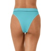 Hanes Women’s Underwear, Seamless Cheeky Panties, Rib Hi-Rise Underwear for Women, 6-Pack(White/Teal Tone/Bright Violet Indigo)