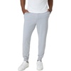 Hanes Men’s Lightweight Cotton Jersey Cuffed Jogger Sweatpants with Drawstring and Pockets – 30.5″(Light Steel)