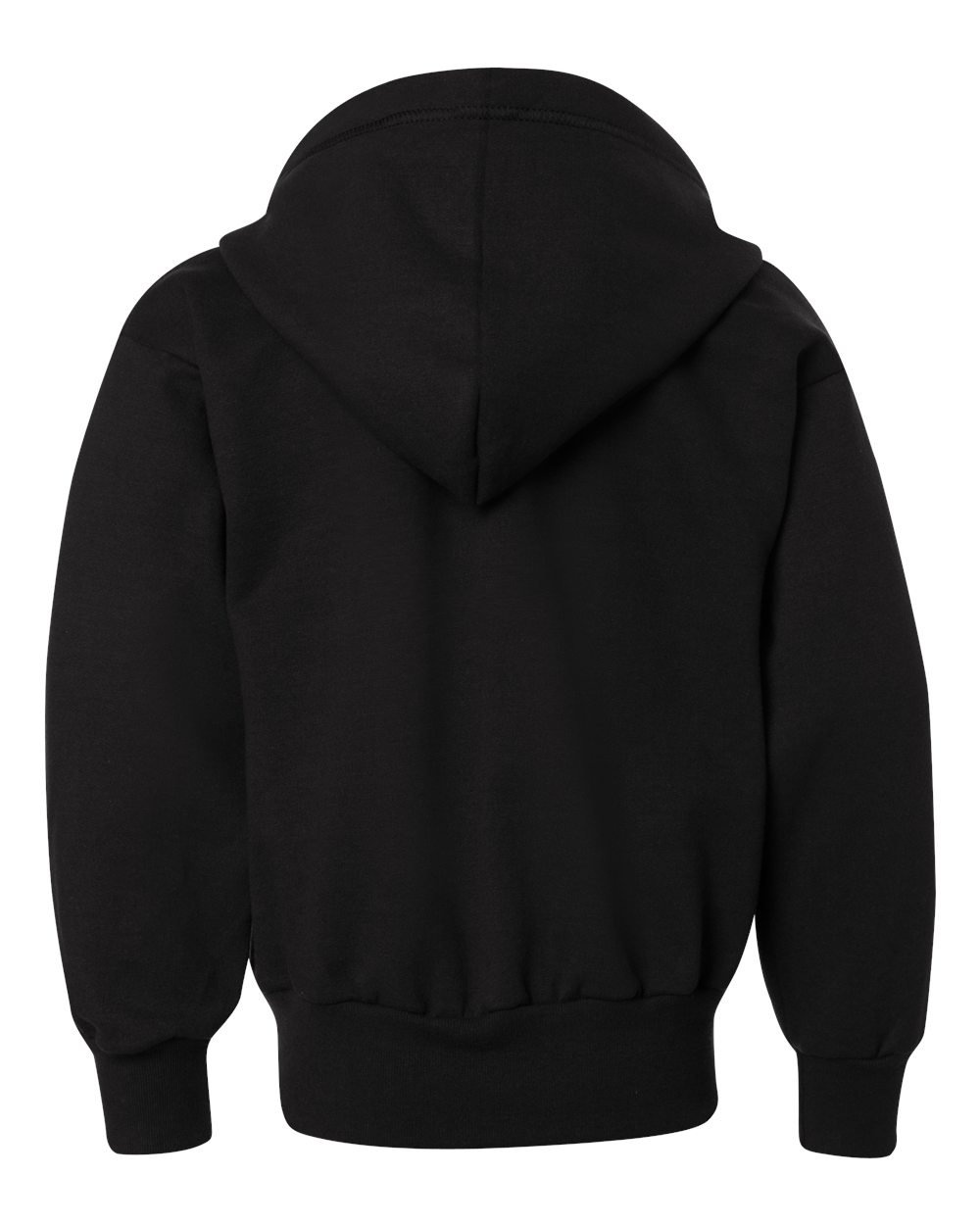 image:imageHanes Big Boys Eco Smart Fleece Zip Hood Black LargeBlack