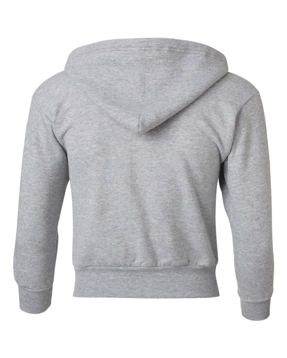 image:imageHanes Big Boys Eco Smart Fleece Zip Hood Black LargeLight Steel